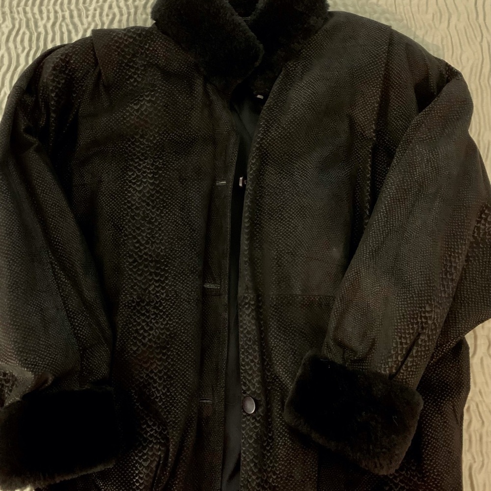 Vintage Womens genuine leather jacket size large